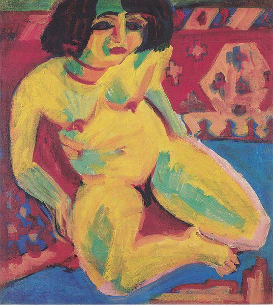 Ernst Ludwig Kirchner Frauenakt (Dodo) China oil painting art
